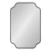 Scallop Mirror 24x36 Black 2