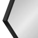 Hexagon Mirror Black 30x30 3
