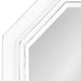 Octagon Mirror White 28x36 3