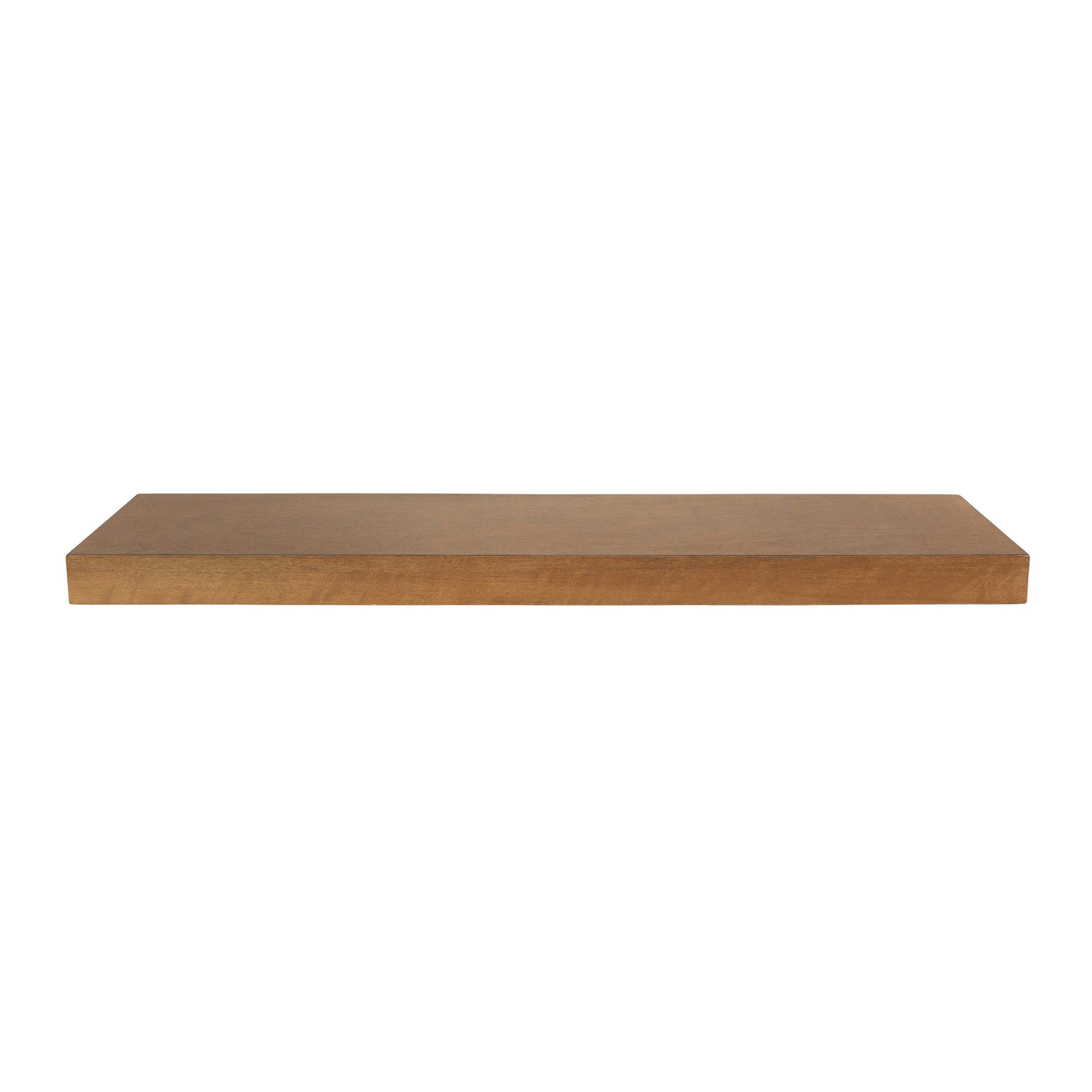 Floating Shelf 1 Piece 36 Inch Rustic Brown 3
