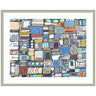 Framed Art Newsprint Horizontal by Leah Nadeau