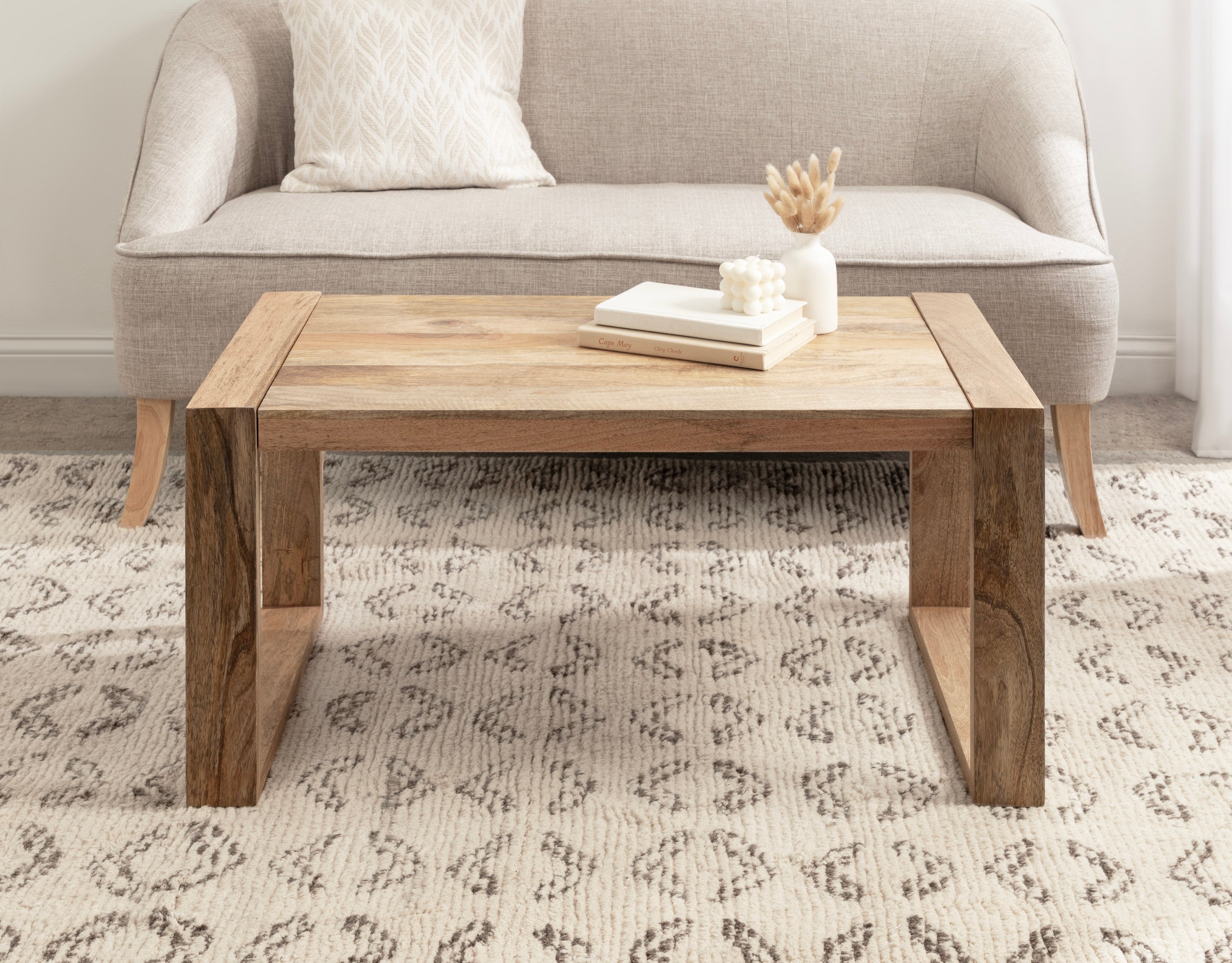 Dhillion Wood Rectangle Coffee Table