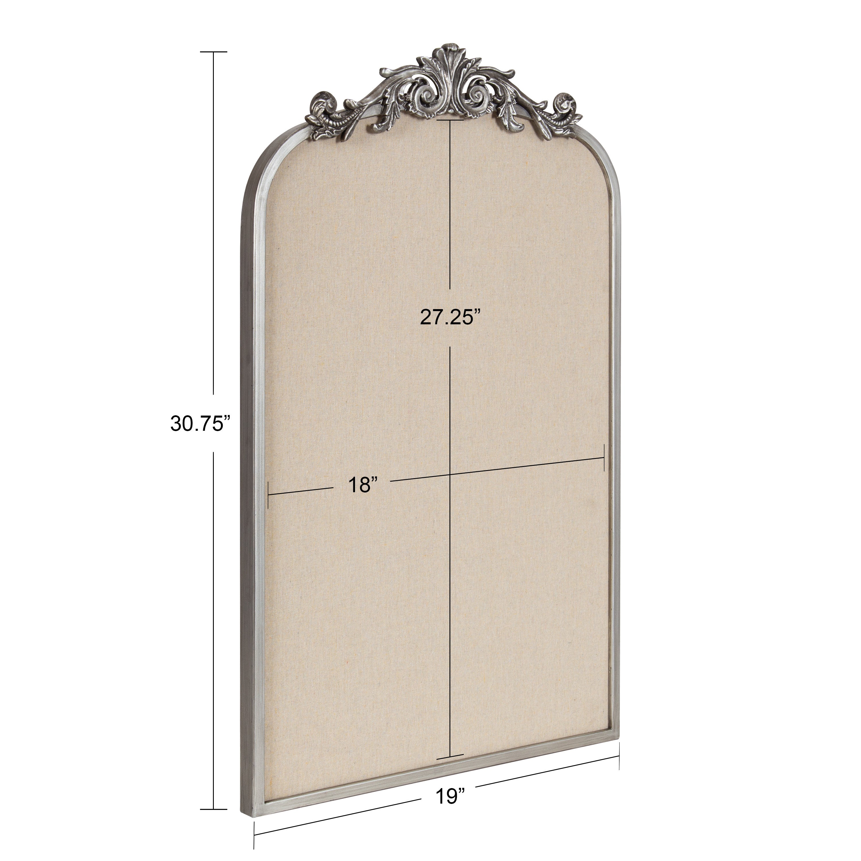 Pinboard Silver 19x31 5