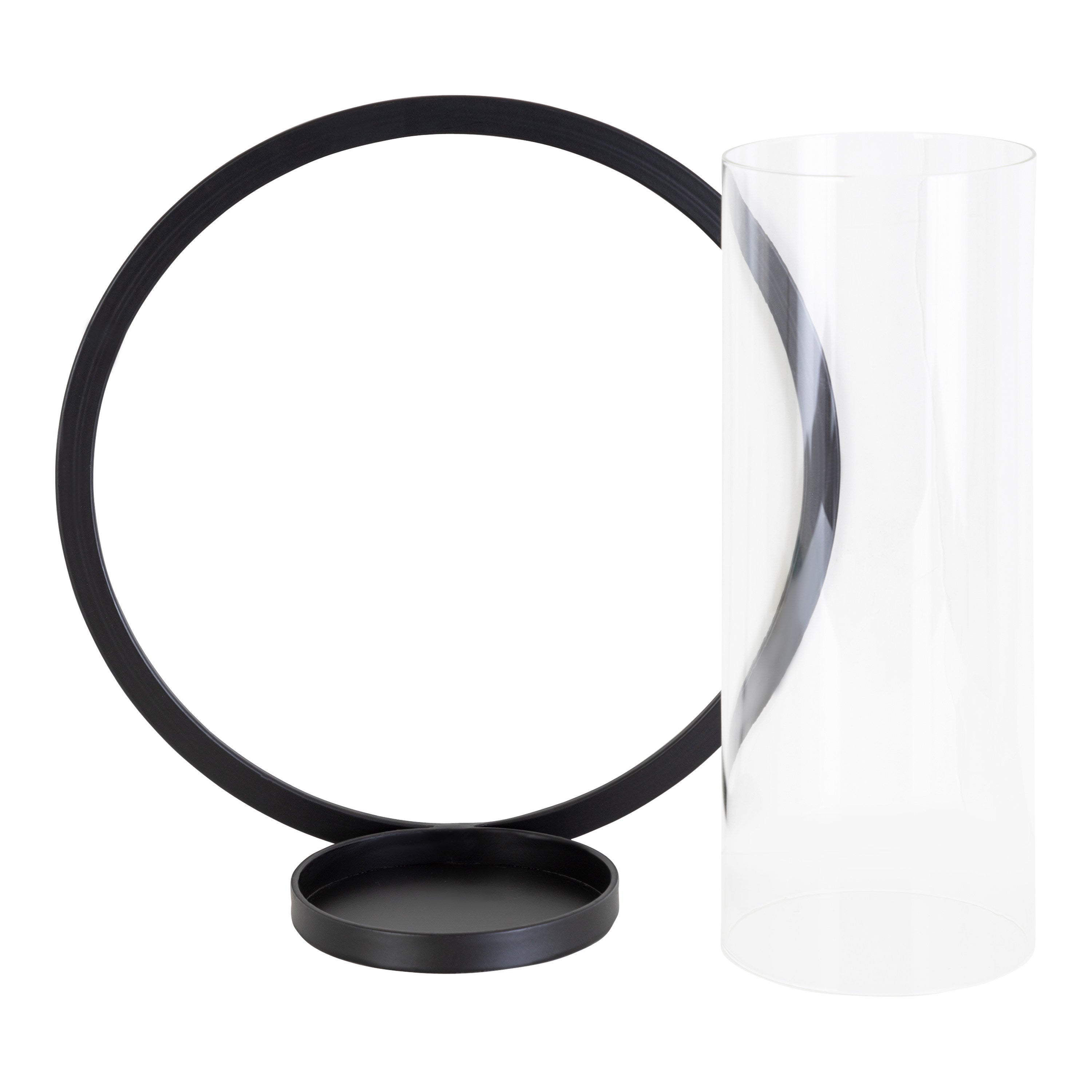 Wall Sconce Black 12" Diameter 6
