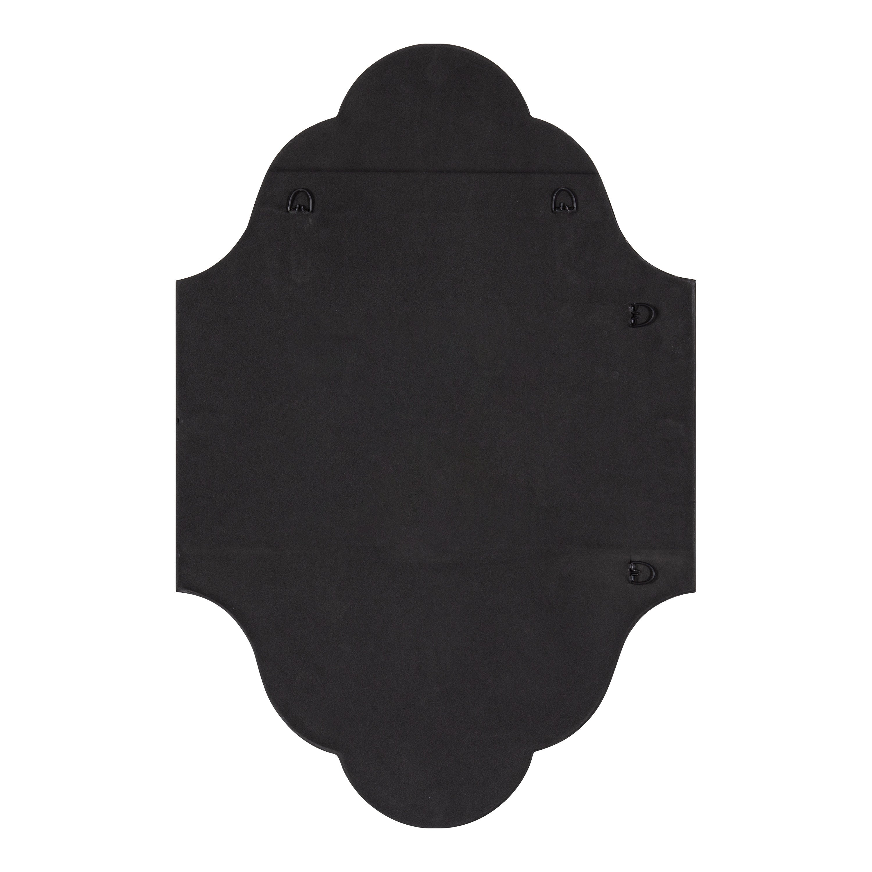 Scallop Mirror Black 20x30 4