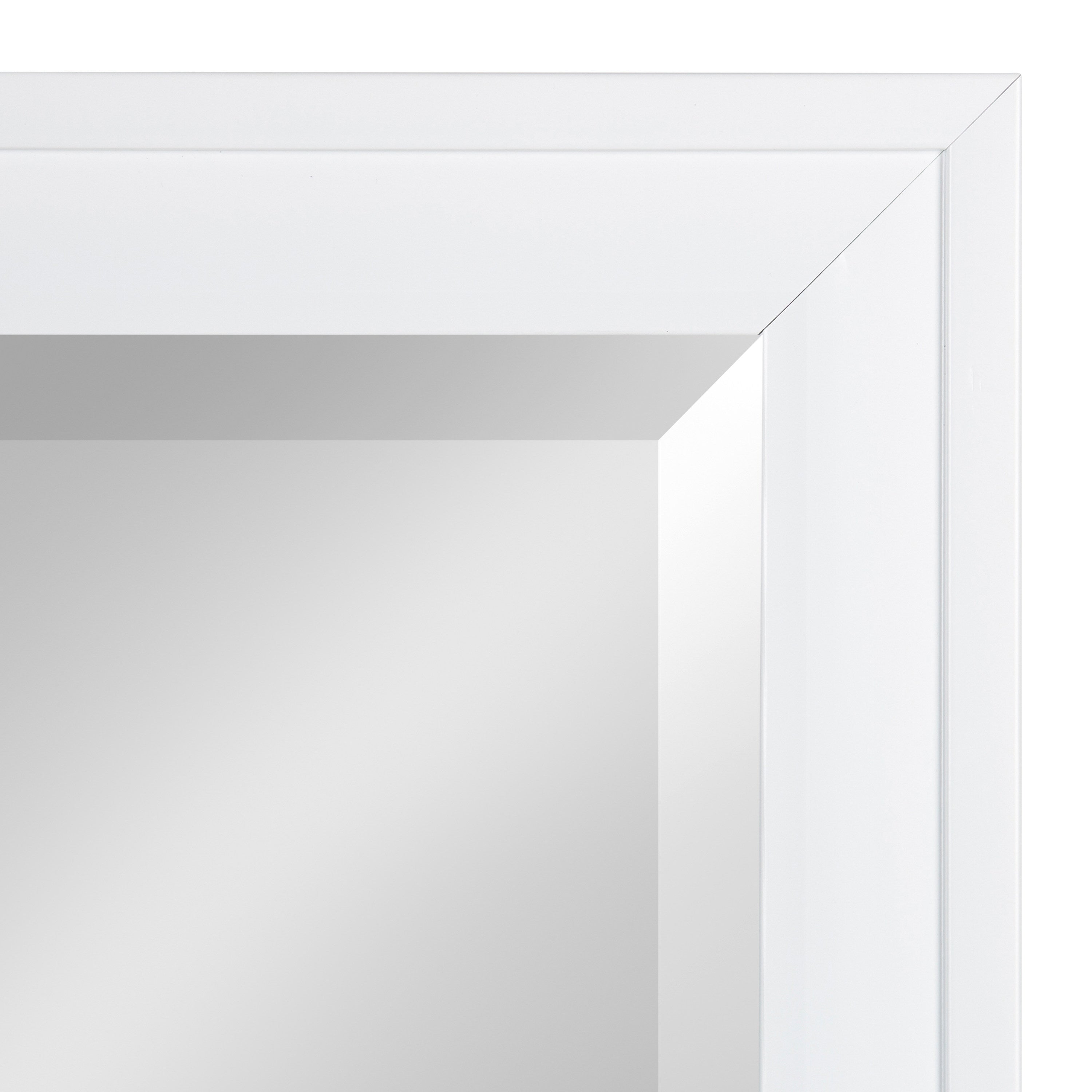 Rectangle Mirror White 19.5x51.5 3