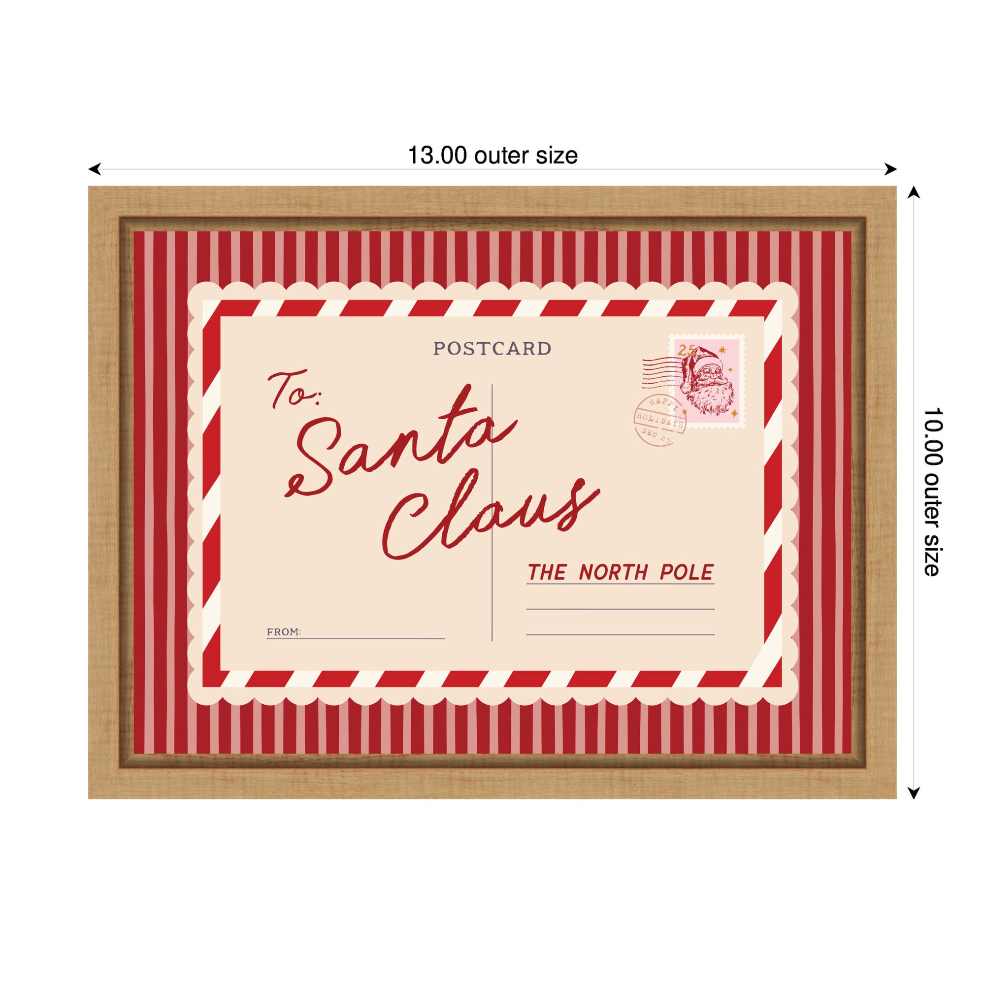 Framed Canvas Sylvie Natural 13x10 2