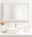 Rectangle Mirror White 28.5x40.5 7