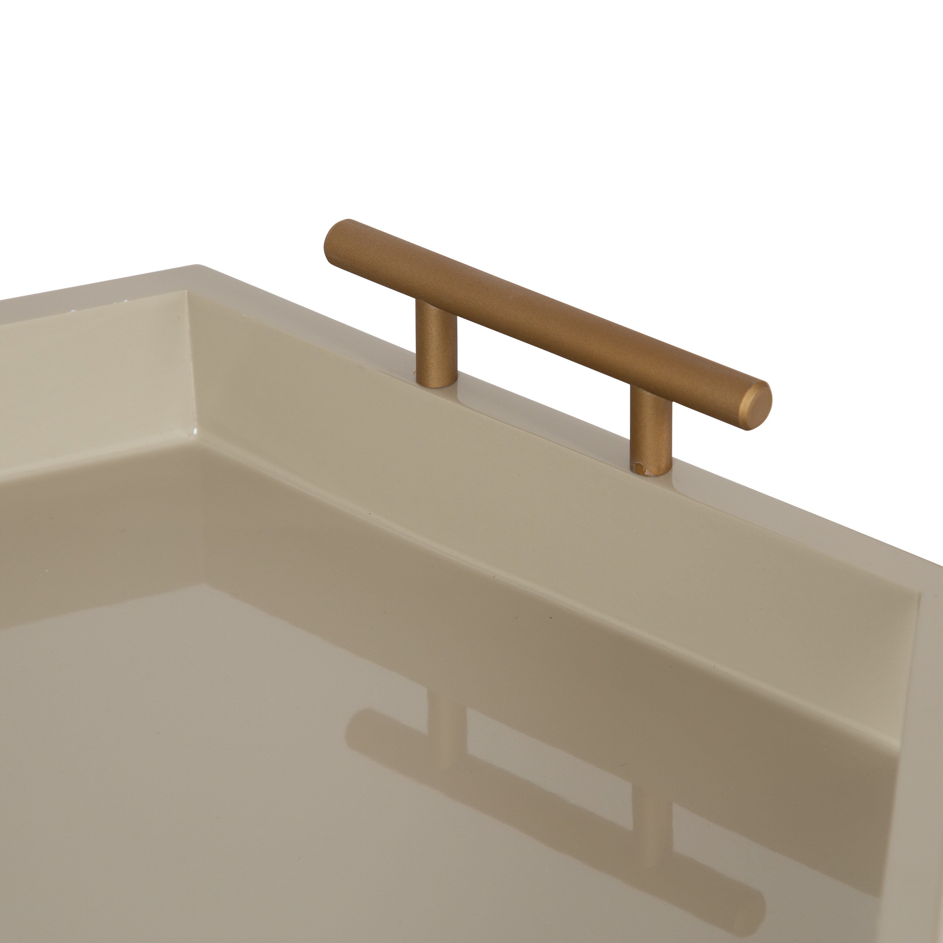 Single Tray Brown Gold 18x18 5