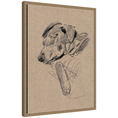 Framed Canvas 18x24 Sylvie Dark Gold 1