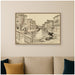 Framed Canvas 33x23 Sylvie Dark Gold 6