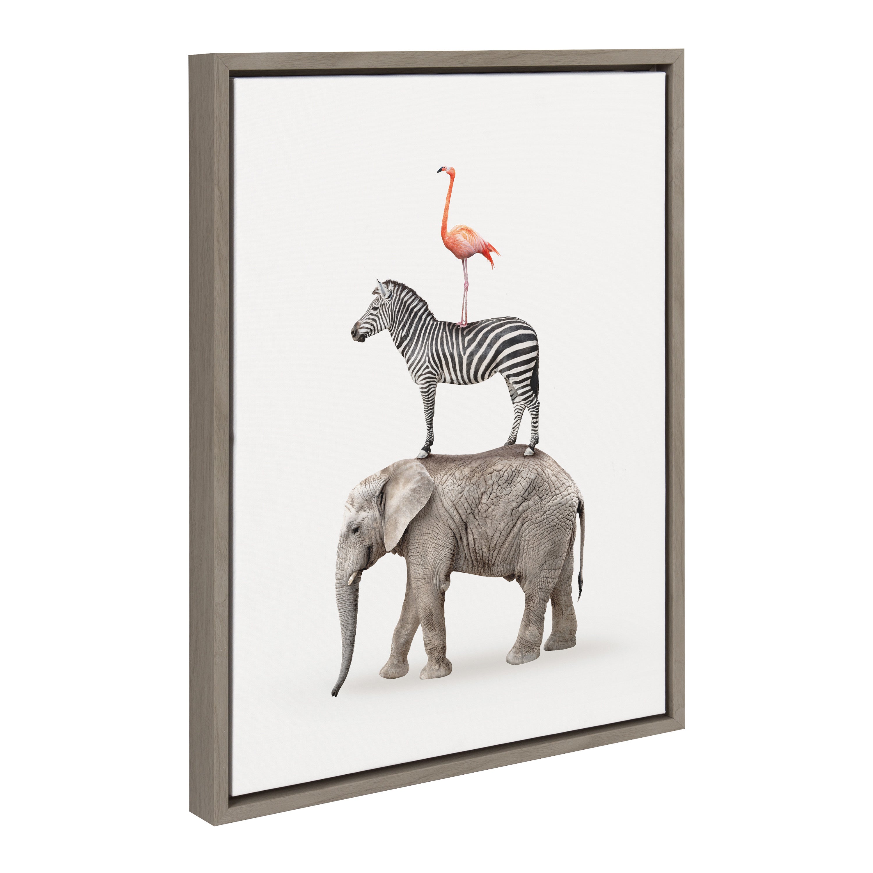 Framed Canvas Sylvie Graywash 18x24 2