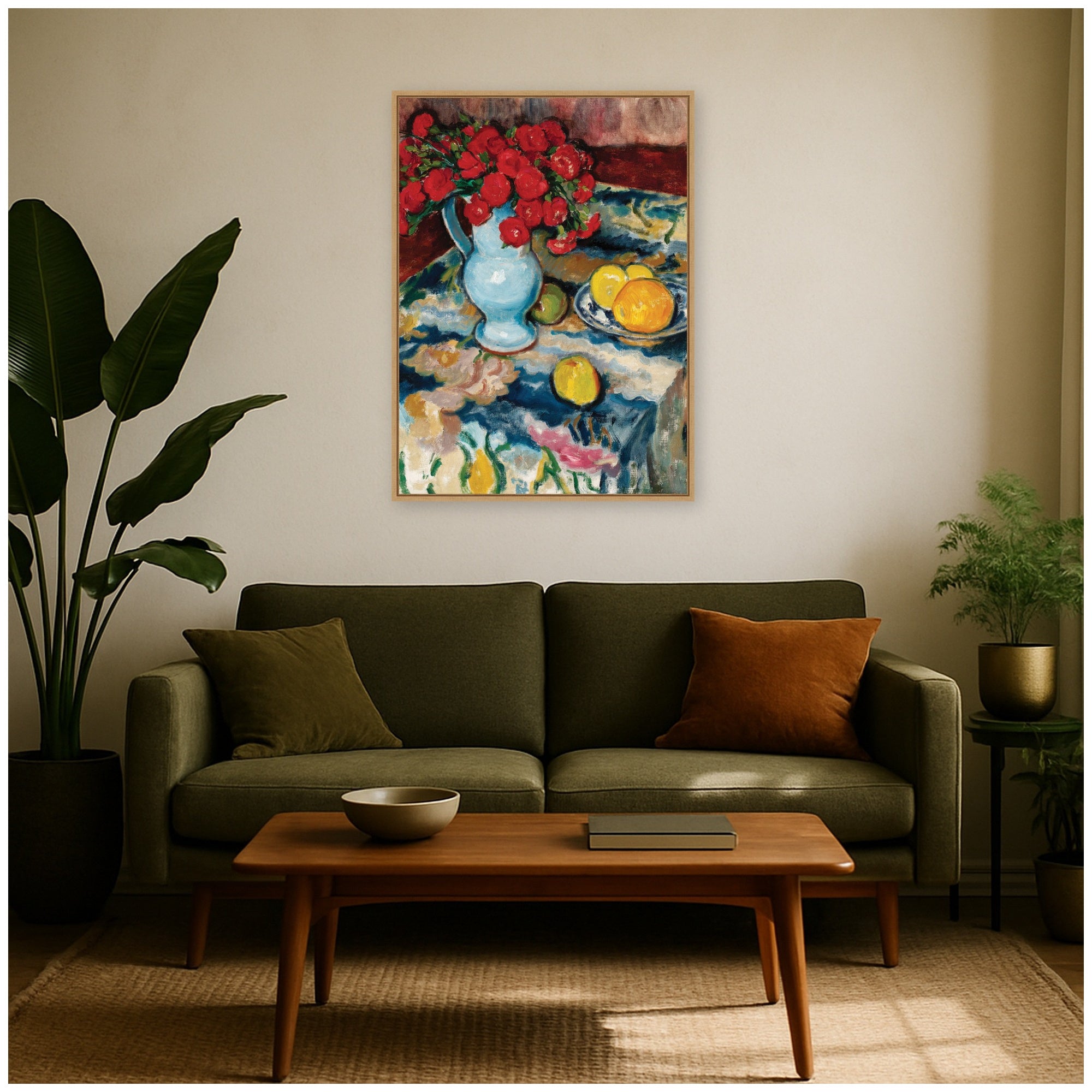 Framed Canvas 28x38 Sylvie Natural 6