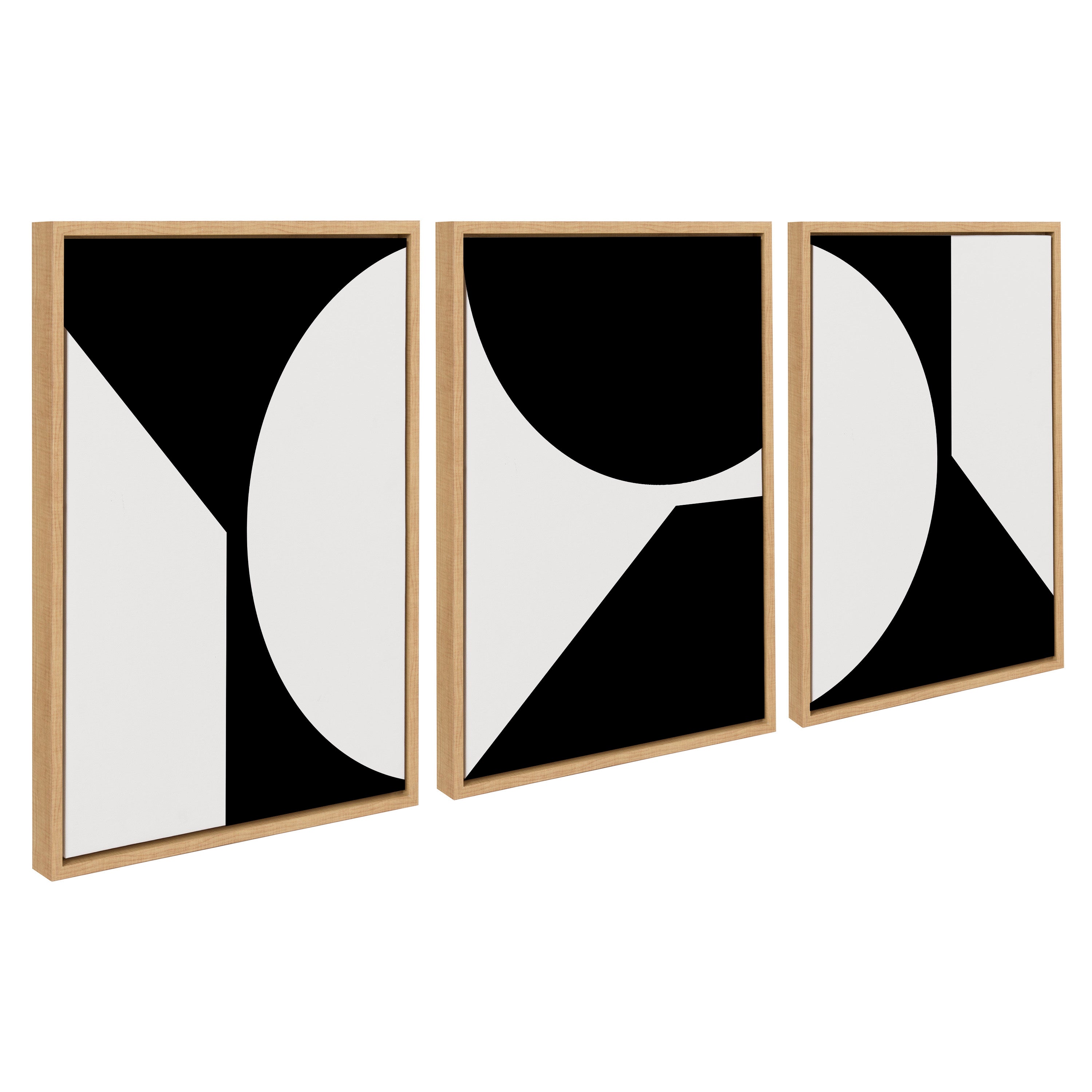 Art Set 3 Piece Set 18x24 Sylvie Natural 1