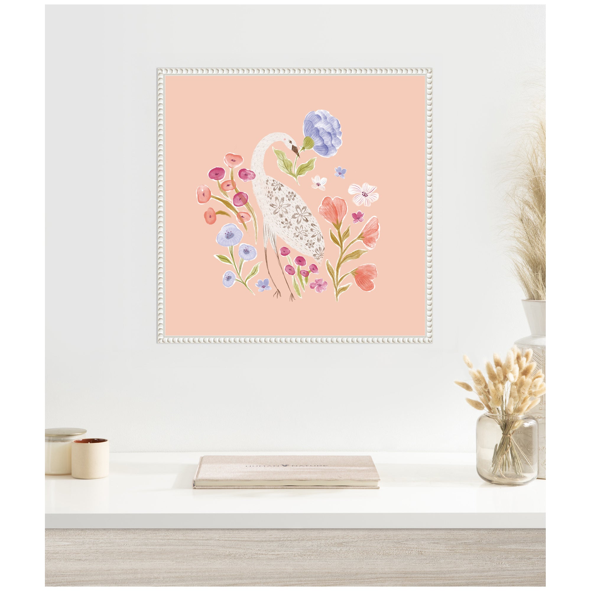 Menagerie Bird by Jill Labieniec Framed Canvas Wall Art Print