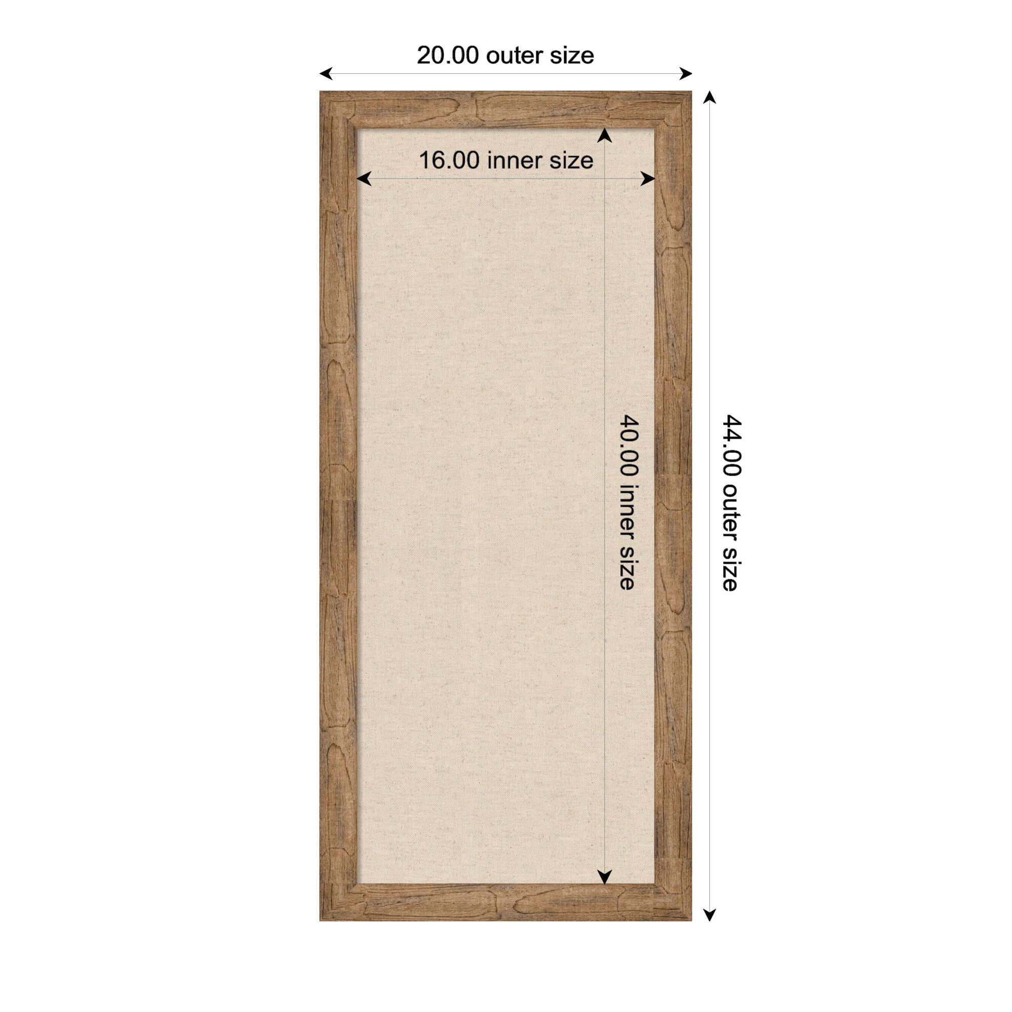 Pinboard 20x44 Owl Brown Narrow 2