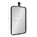 Rectangle Mirror Black 20x35 5