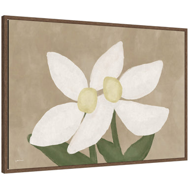 Framed Canvas 33x23 Sylvie Walnut 1
