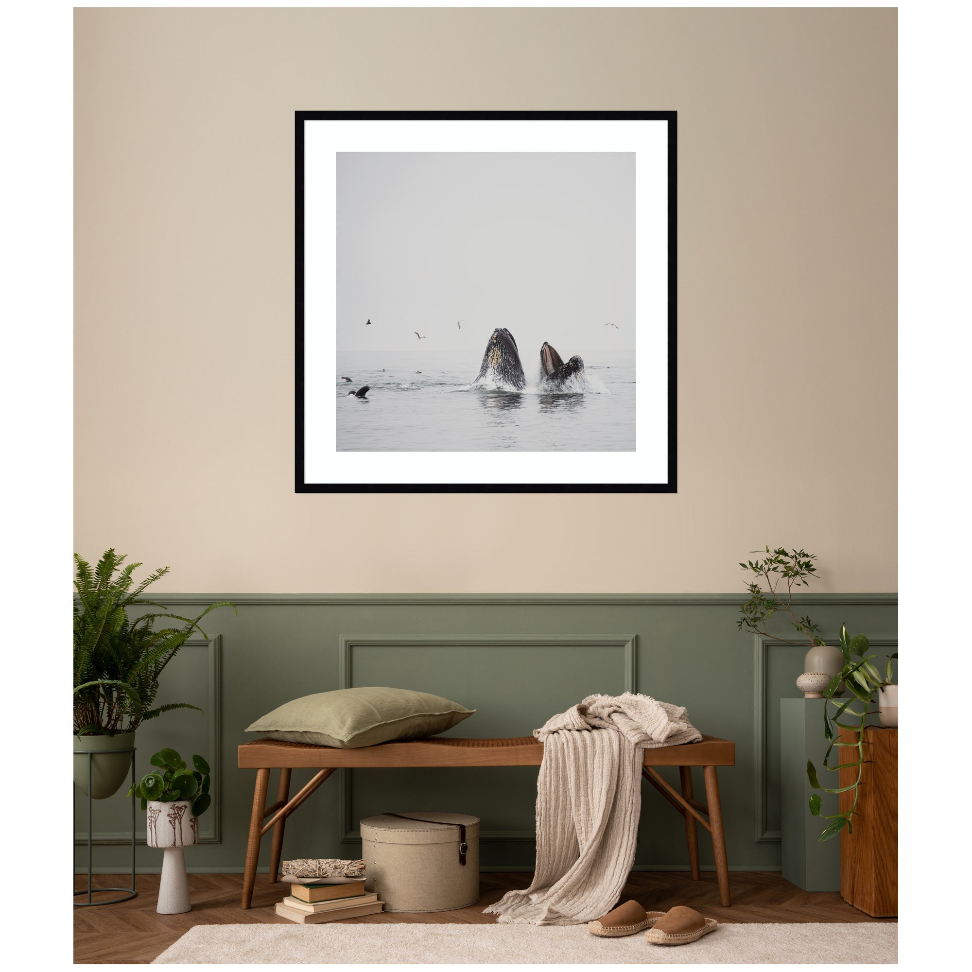Framed Art Svelte Noir Black 33x33 7