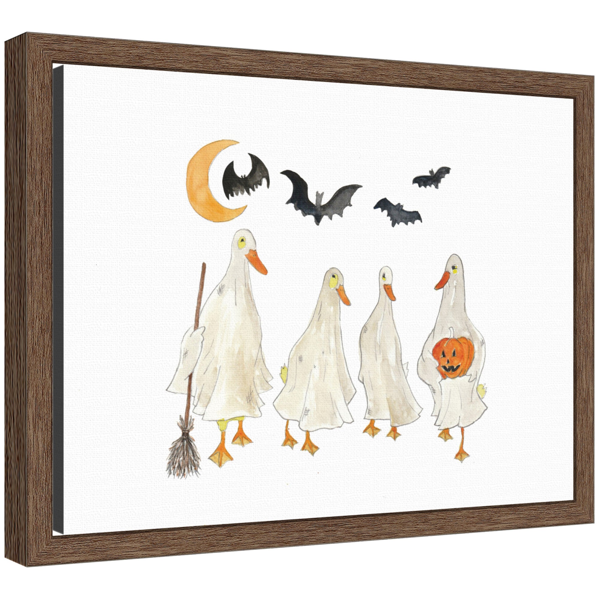 Framed Canvas 13x10 Sylvie Walnut 1