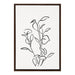 Framed Canvas Sylvie Walnut 23x33 1