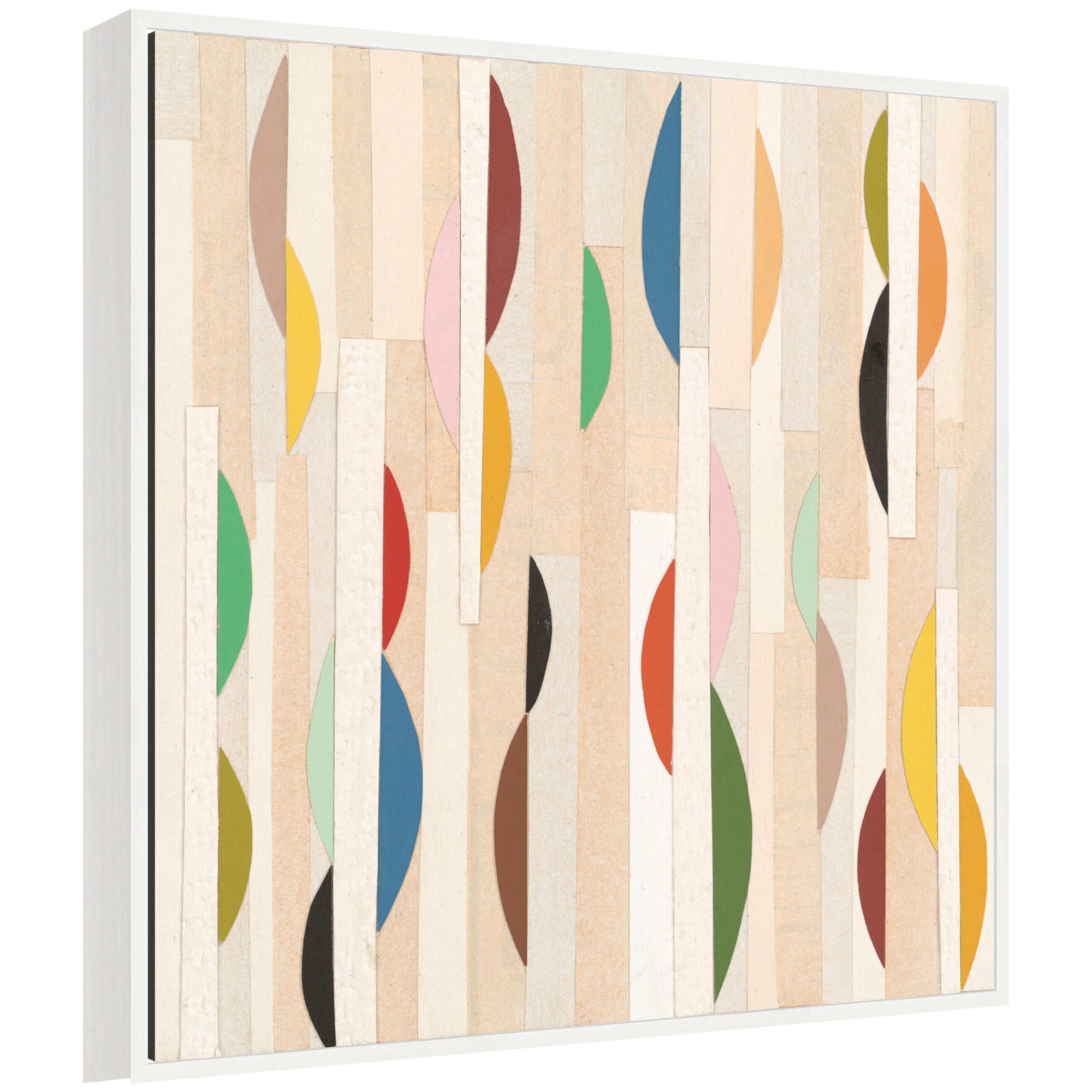 Geometric Abstract 1 FC by Felicia Dadak Framed Canvas Wall Art Print