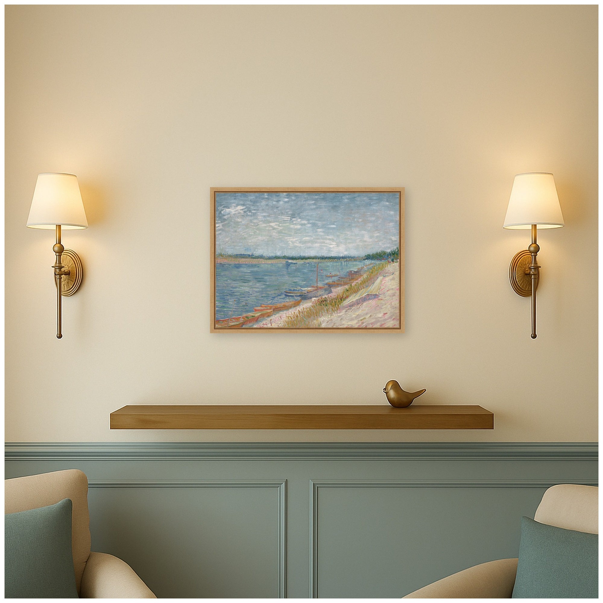 Framed Canvas 24x18 Sylvie Natural 7