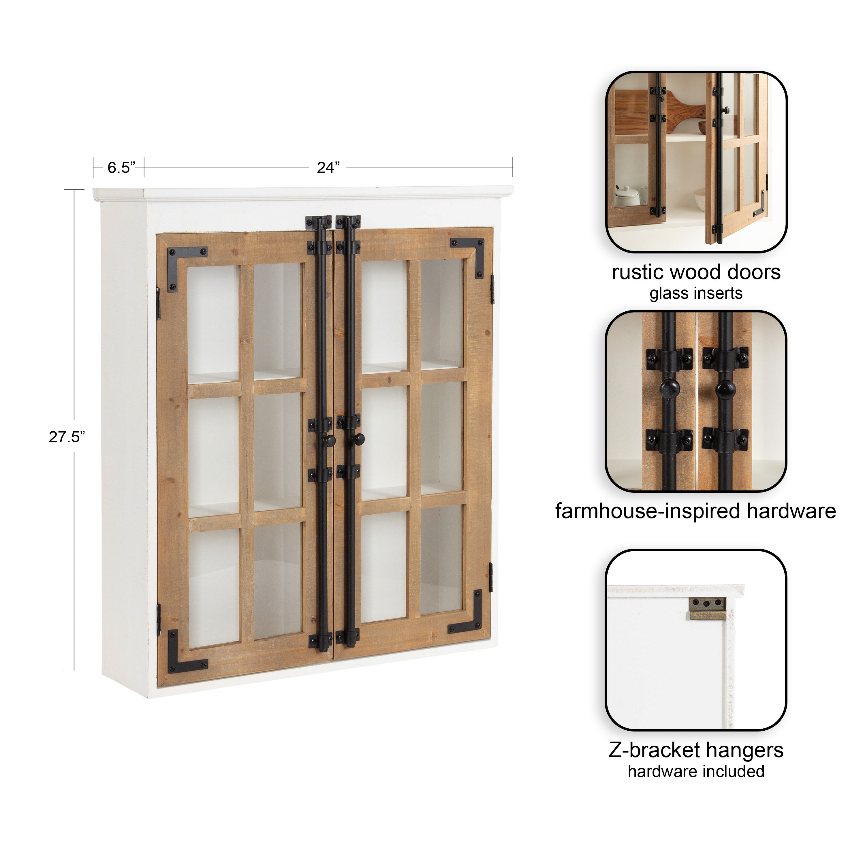 Hutchins Wooden Wall Cabinet
