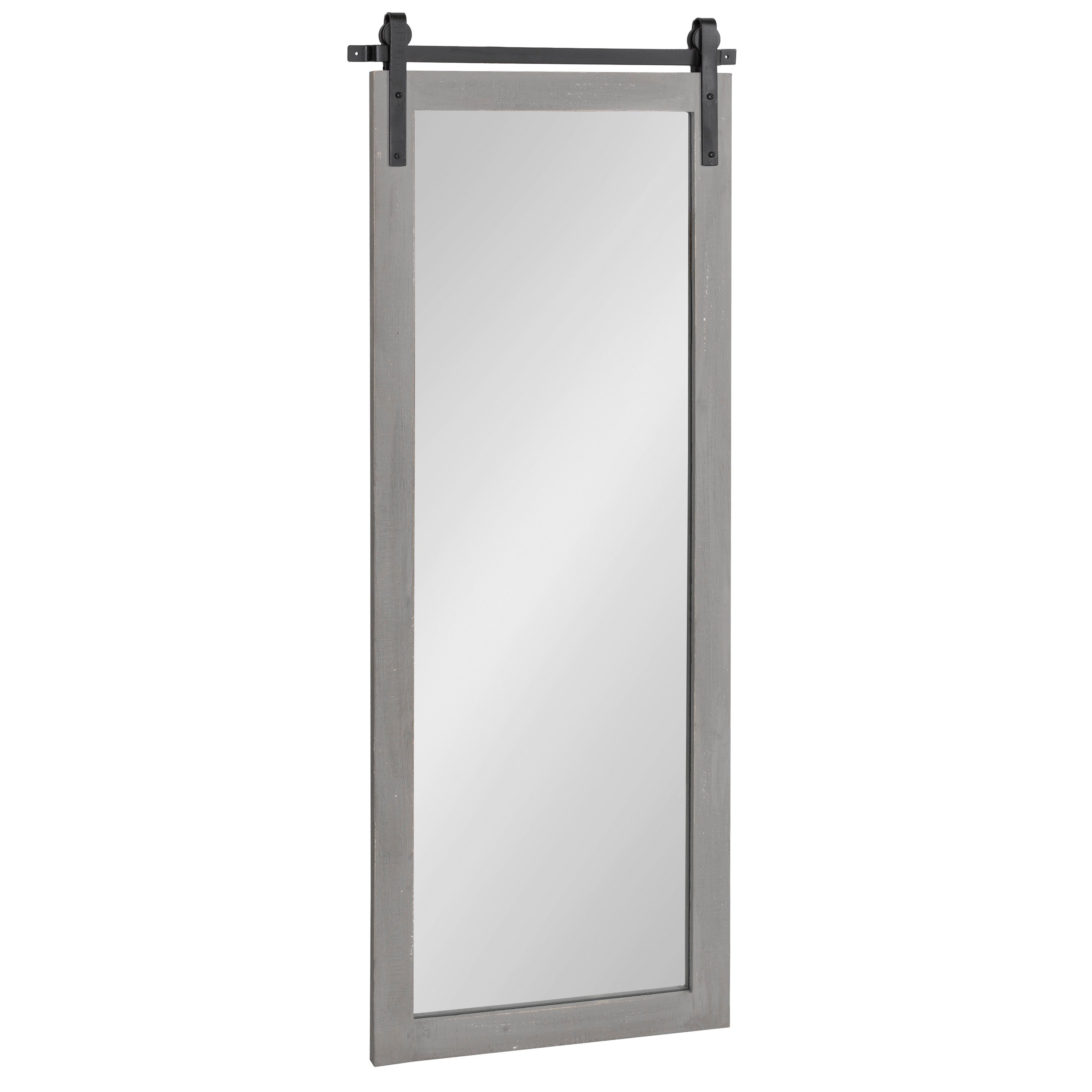 Rectangle Mirror Gray 18x50 1