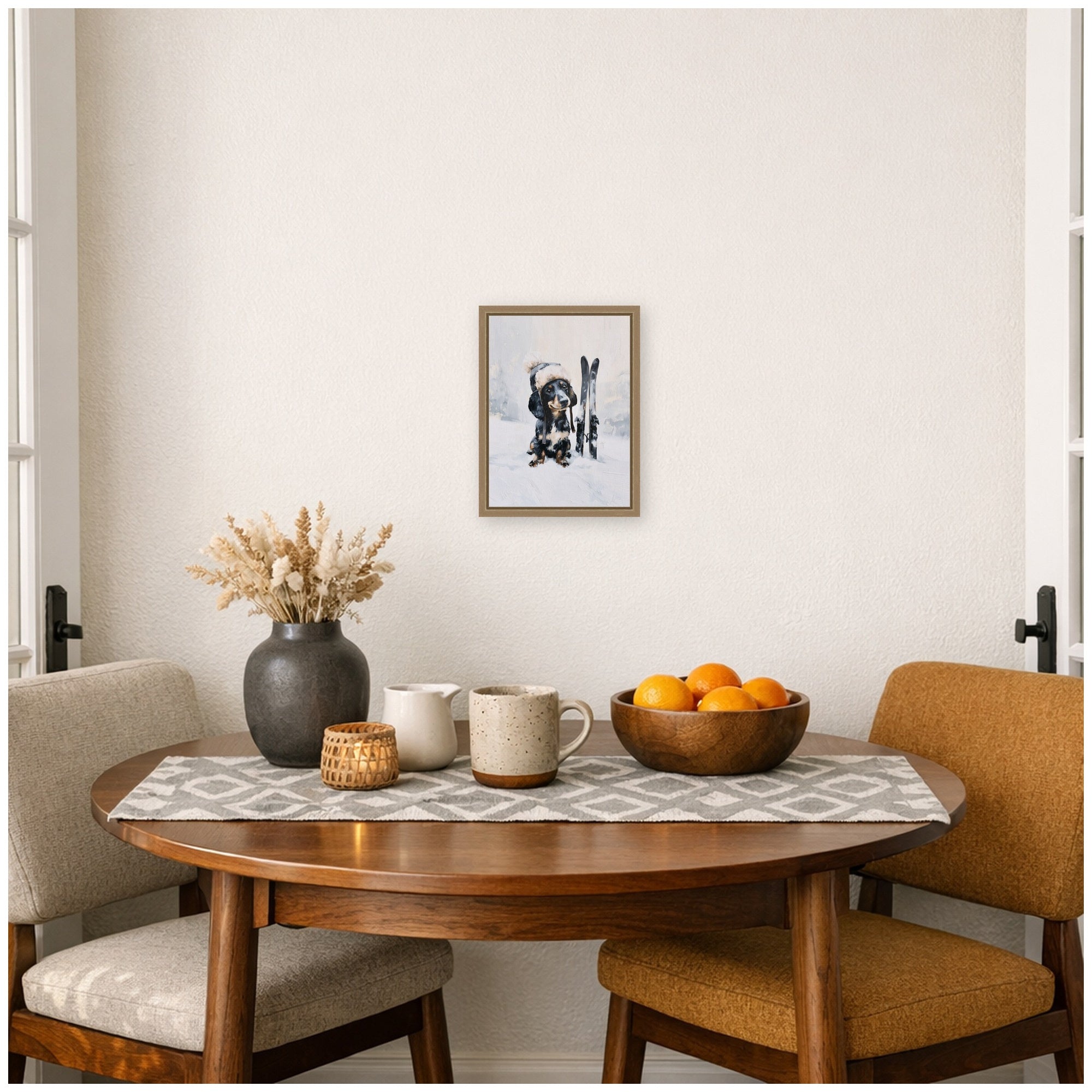 Framed Canvas Sylvie Dark Gold 10x13 6