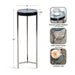 Drink Table Blue Silver 9x9x23 2