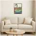 Framed Canvas Sylvie Walnut 18x24 6