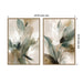 Framed Canvas Sylvie Dark Gold 2 Piece Set 23x33 2