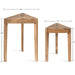 Nesting Table Natural 2 Piece 4