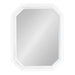 Octagon Mirror White 28x36 2