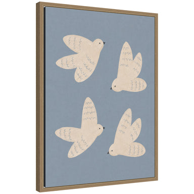 Framed Canvas 18x24 Sylvie Dark Gold 1