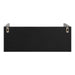 Floating Side Table Black 18x12x7 6