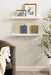 Floating Shelf White 2 Piece 24 Inch 6