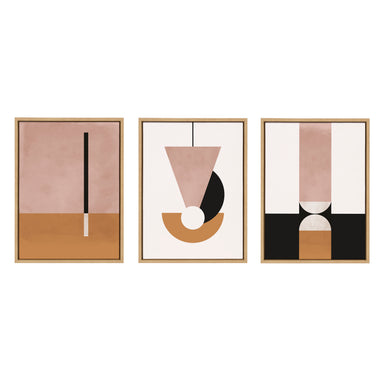 Art Set 3 Piece Set 18x24 Sylvie Natural 1