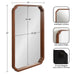 Scallop Mirror Brown 24x36 2