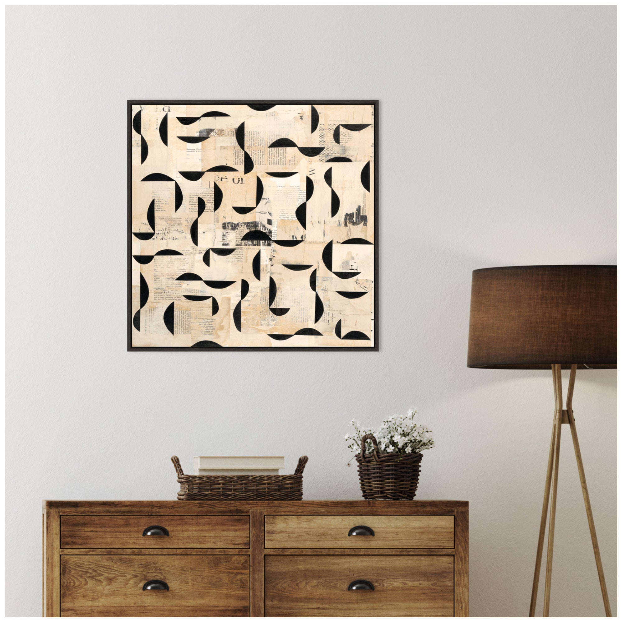 Half Moon Bay FC by Felicia Dadak Framed Canvas Wall Art Print