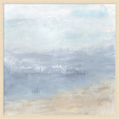 Mounted Canvas 34x34 Woodgrain Stripe Blonde 1