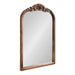 Arch Mirror Walnut Brown 24x36 1