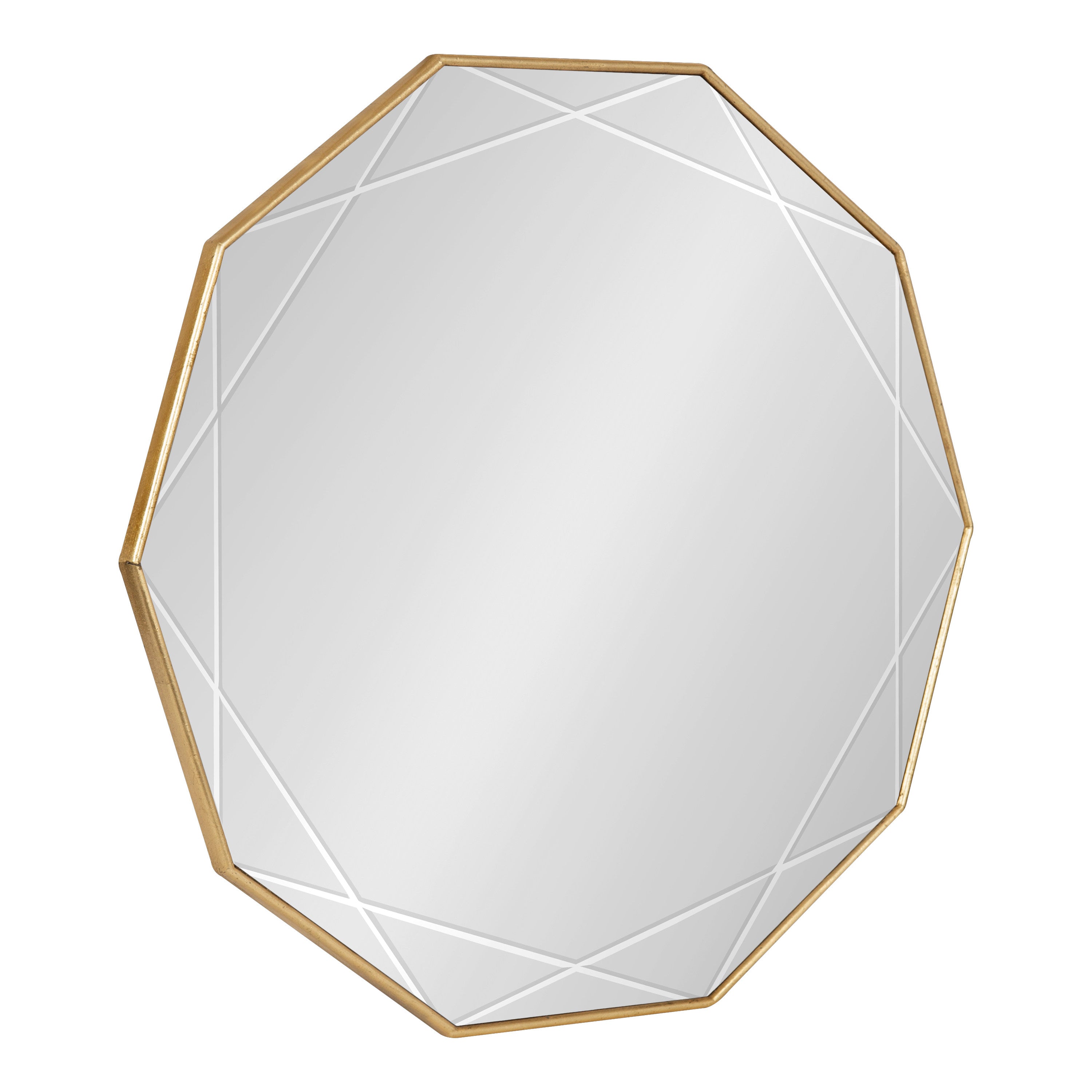 Geometric Mirror Gold 25x26 1