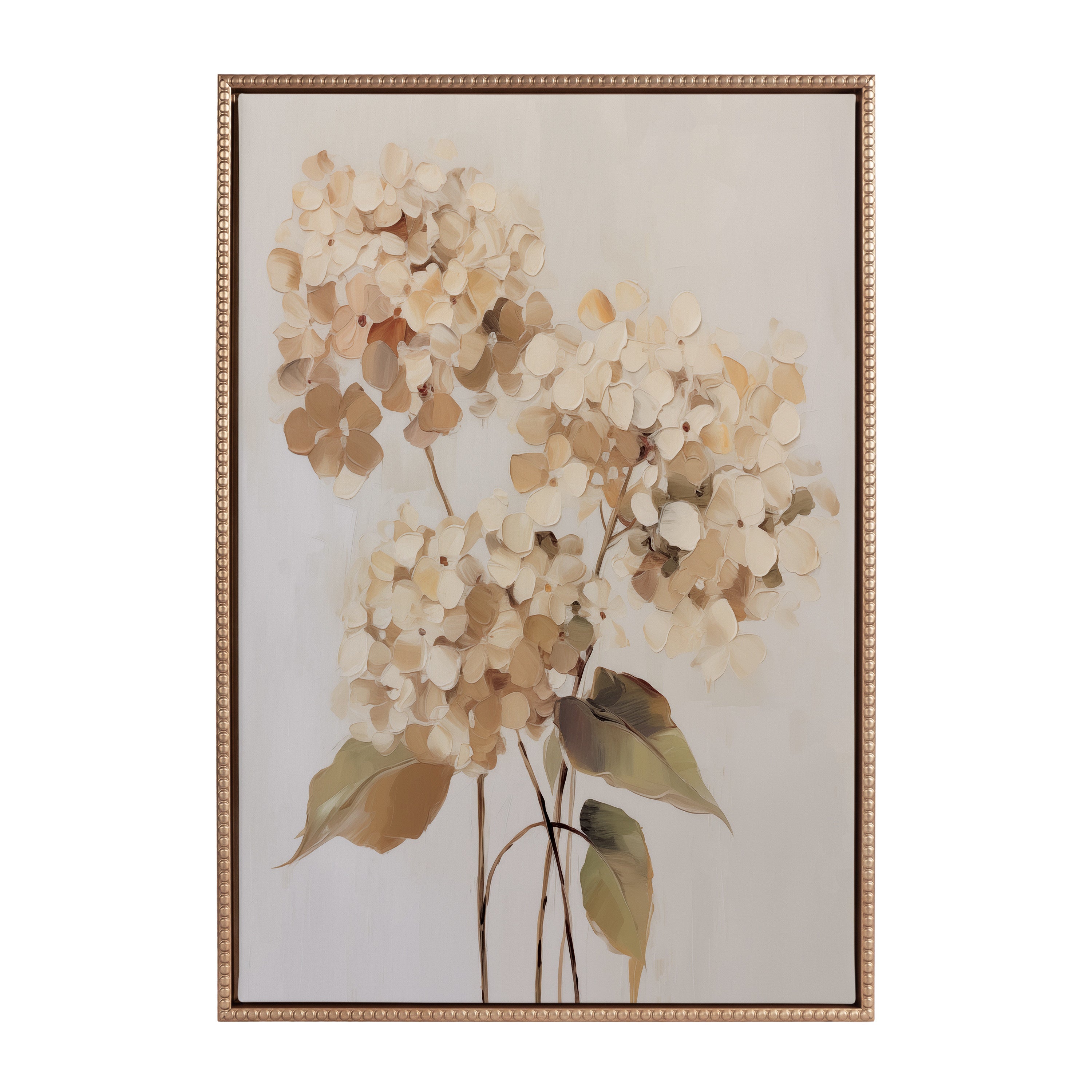 Framed Canvas 23x33 Sylvie Beaded Dark Gold 2