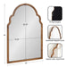 Arch Mirror Rustic Brown 20x30 2