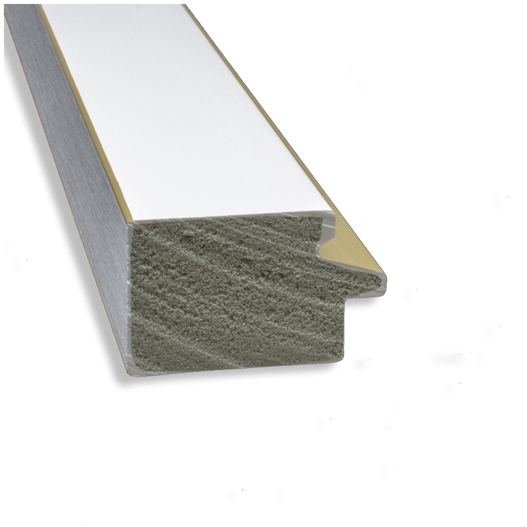 Pinboard 39x27 Eva White Gold Narrow 3