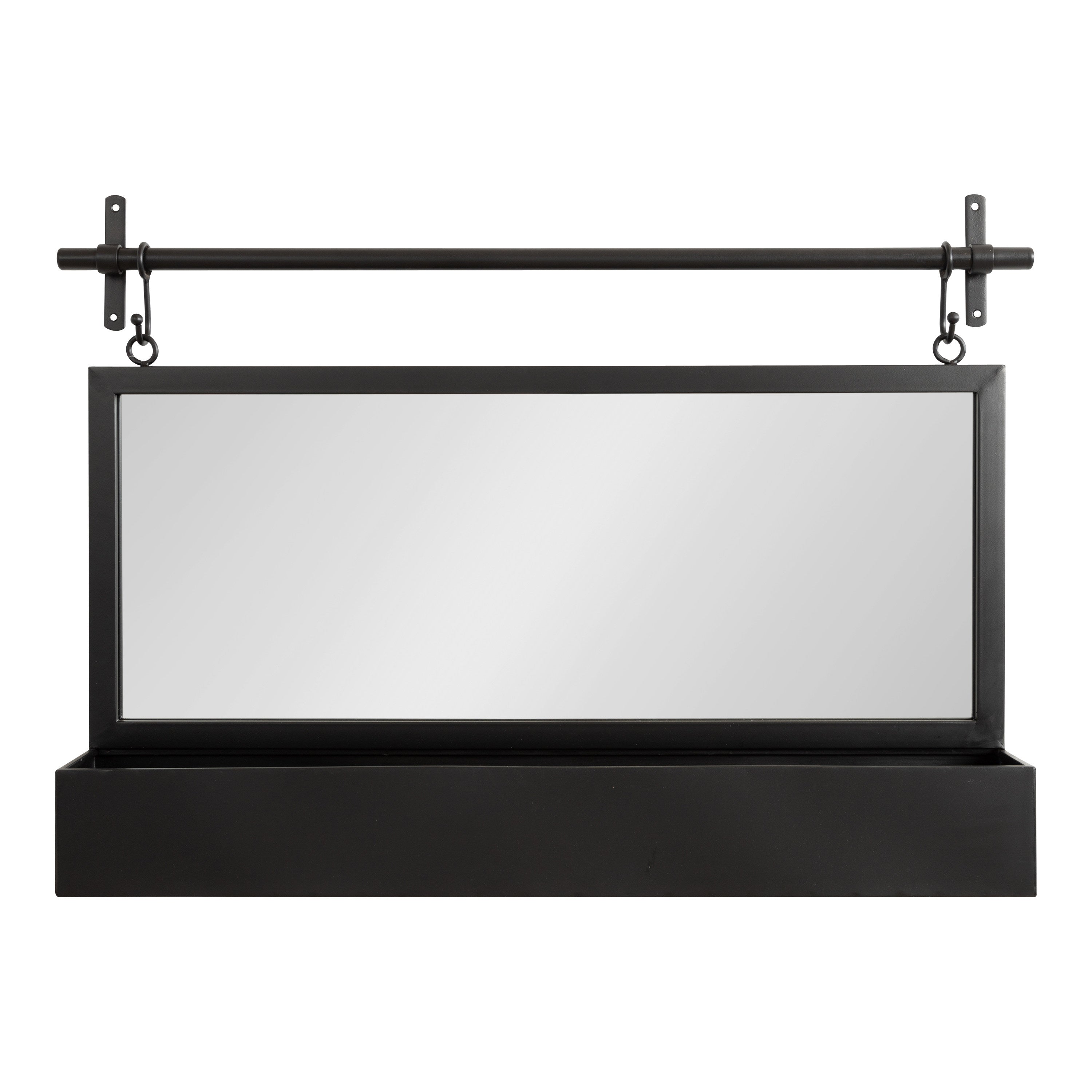 Gammons Wall Mirror with Shelf