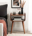Side Table Walnut Brown 7