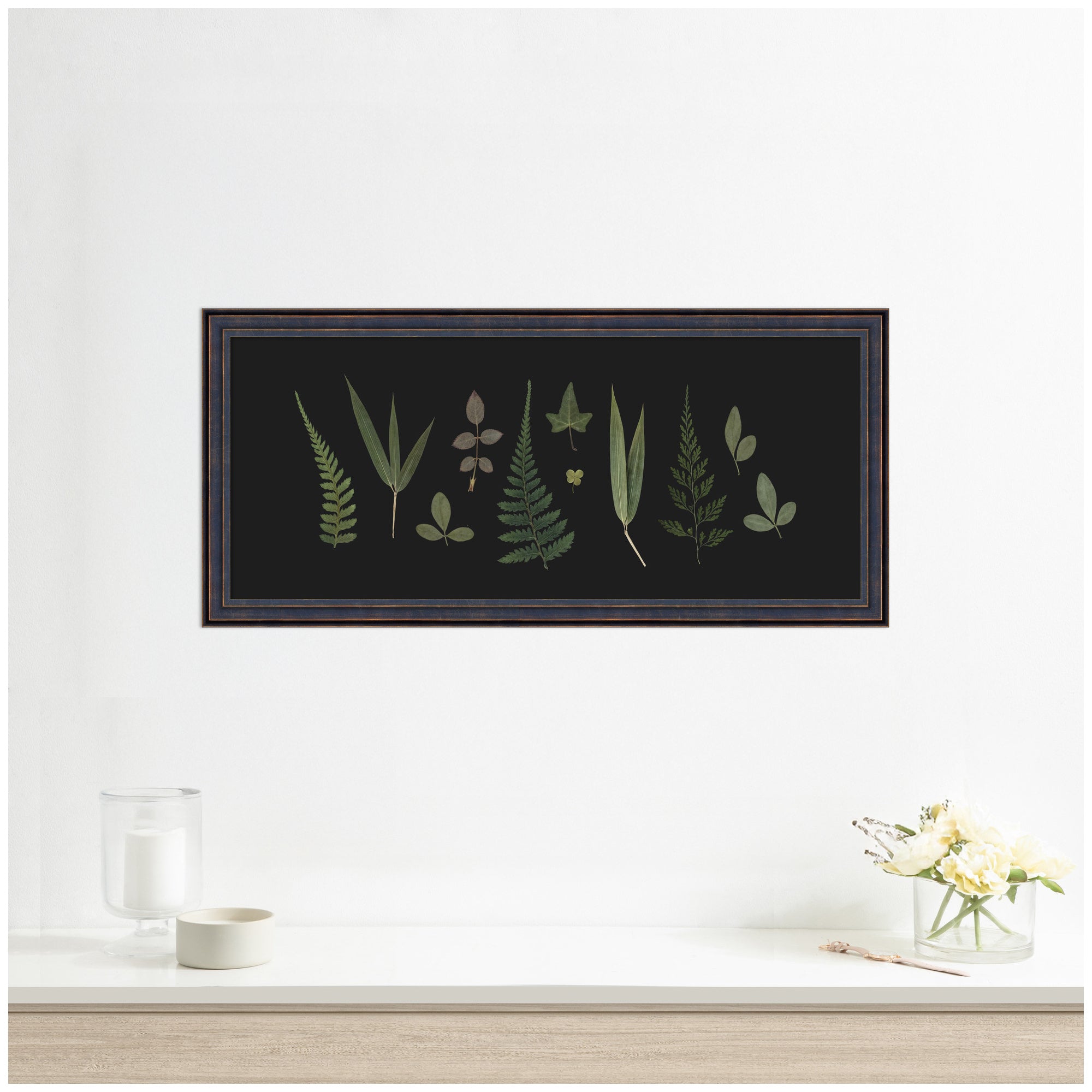 Framed Art 26x12 Dark Bronze Scoop 7